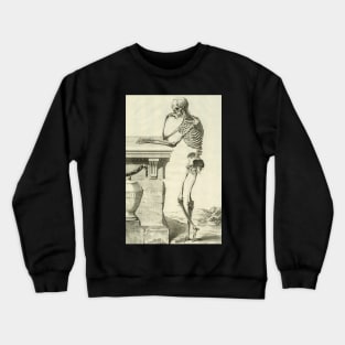 Vintage Science and Healthcare Skeleton, Human Anatomy by Denis Diderot. Crewneck Sweatshirt